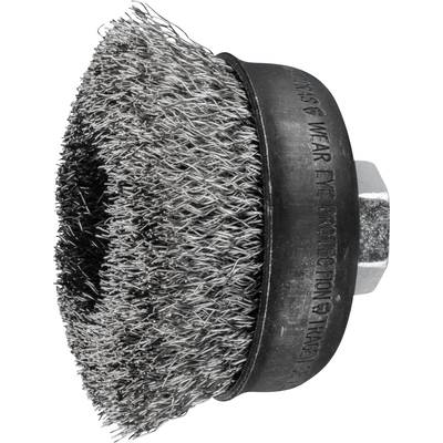 PFERD Pot brush unzopft TBU Ø 75 mm M14 stainless steel wire Ø 0.30 for angle grinder  43469003 1 pc(s)