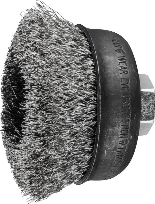 PFERD TOOLS Pot brush unzopft TBU Ø 75 mm M14 stainless steel wire Ø 0.30 for angle grinder POS TBU 75/M14 INOX 0,30  43469003 1 pc(s)
