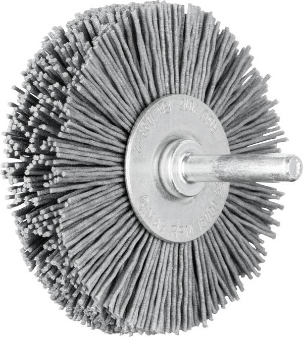 PFERD TOOLS POS round brush unzopft RBU Ø 70 x 15 mm shank Ø 6 mm SiC filament Ø 0.90 grain 180 POS RBU 7015/6 SiC 180 0,90  43701025 10 pc(s)