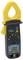 Digital clamp meter showing a measurement of 20 amperes. Device has a yellow clamp and black casing.