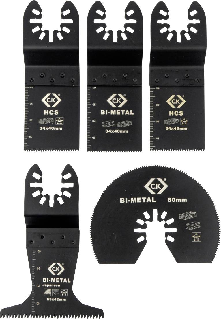 C.K T0870 Saw blade set 5-piece 1 Set