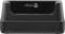 Black charging case with 'doro' written on the front.