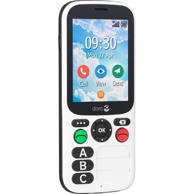 doro 780X Big button mobile phone IP54, Panic button Black, White-7