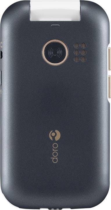 Primo by DORO 7080 Big button flip top mobile phone Panic button Graphite, White-2