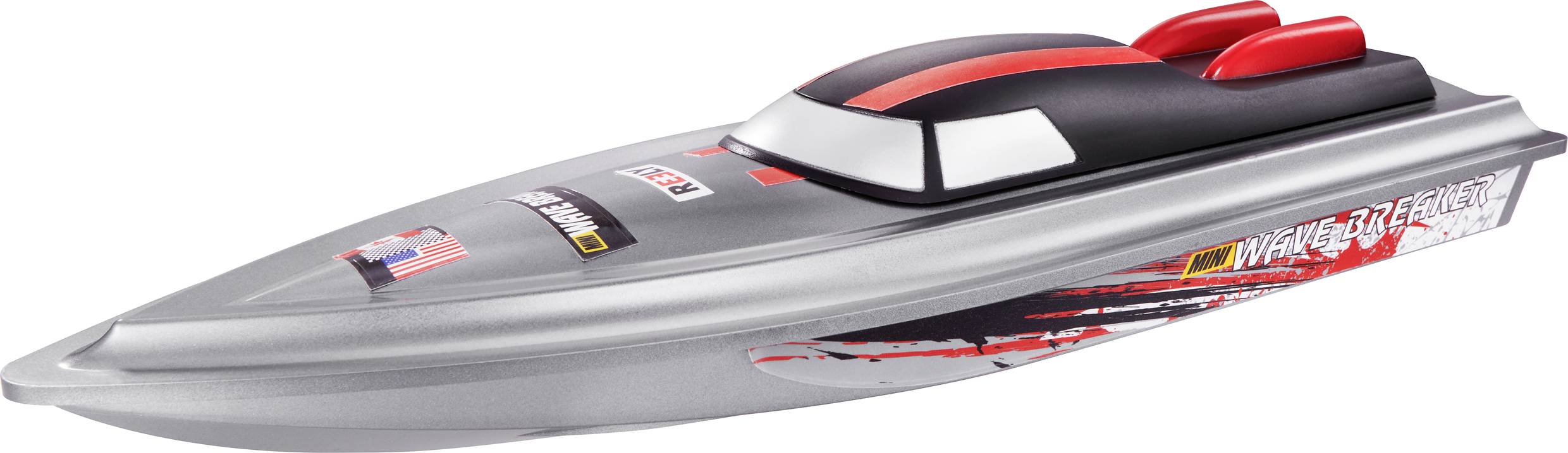 Image of Reely Mini Wavebreaker 2.0 RC model speedboat for beginners RtR 335 mm