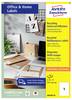 Avery-Zweckform LR3478-10 All-purpose labels 210 x 297 mm Recycled paper White 10 pc(s) Permanent adhesive Laser, colour, Laser printer