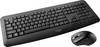 Sygonix Connect SC-KMC-302 Radio Keyboard and mouse set Numeric keypad English (US), QWERTY Black