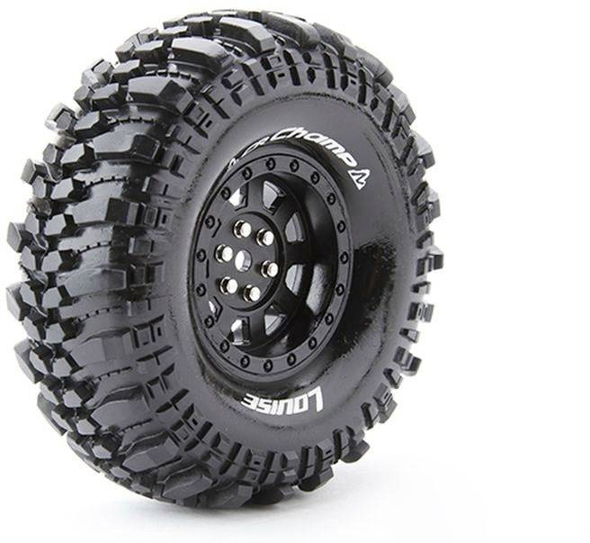 Louise 1:10 Crawler Rims Champ 9-spoke Black 2 pc(s)-0