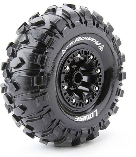 Louise 1:10 Crawler Rims Rowdy 8-spoke Black 2 pc(s)-0
