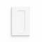 A white Philips light switch, rectangular and simple in design.