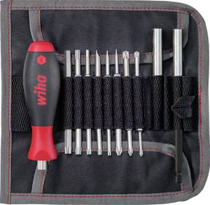 Wiha  44576 Bit set 20-piece Star, Pozidriv, Phillips, Slot, Allen incl. bit holder