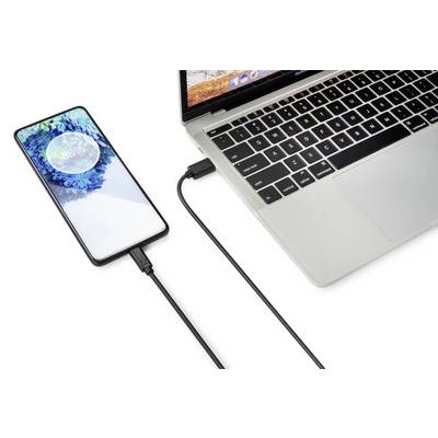A smartphone connected to a laptop via a cable displays 88% battery charge on the screen.