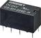 Black, rectangular relay with the inscription 'GOODSKY DC24V GS-SH-224D JX', with six metal pins for electronic circuits.
