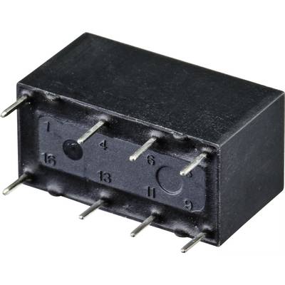 Black 8-pin electronic relay with numbered terminals; used for controlling an electrical circuit.