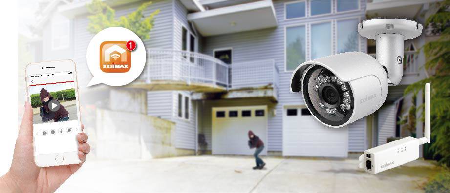 EDIMAX Netzwerkkamera IC-9110W V2 Wi-Fi IP CCTV camera 1280 x 720 p-11