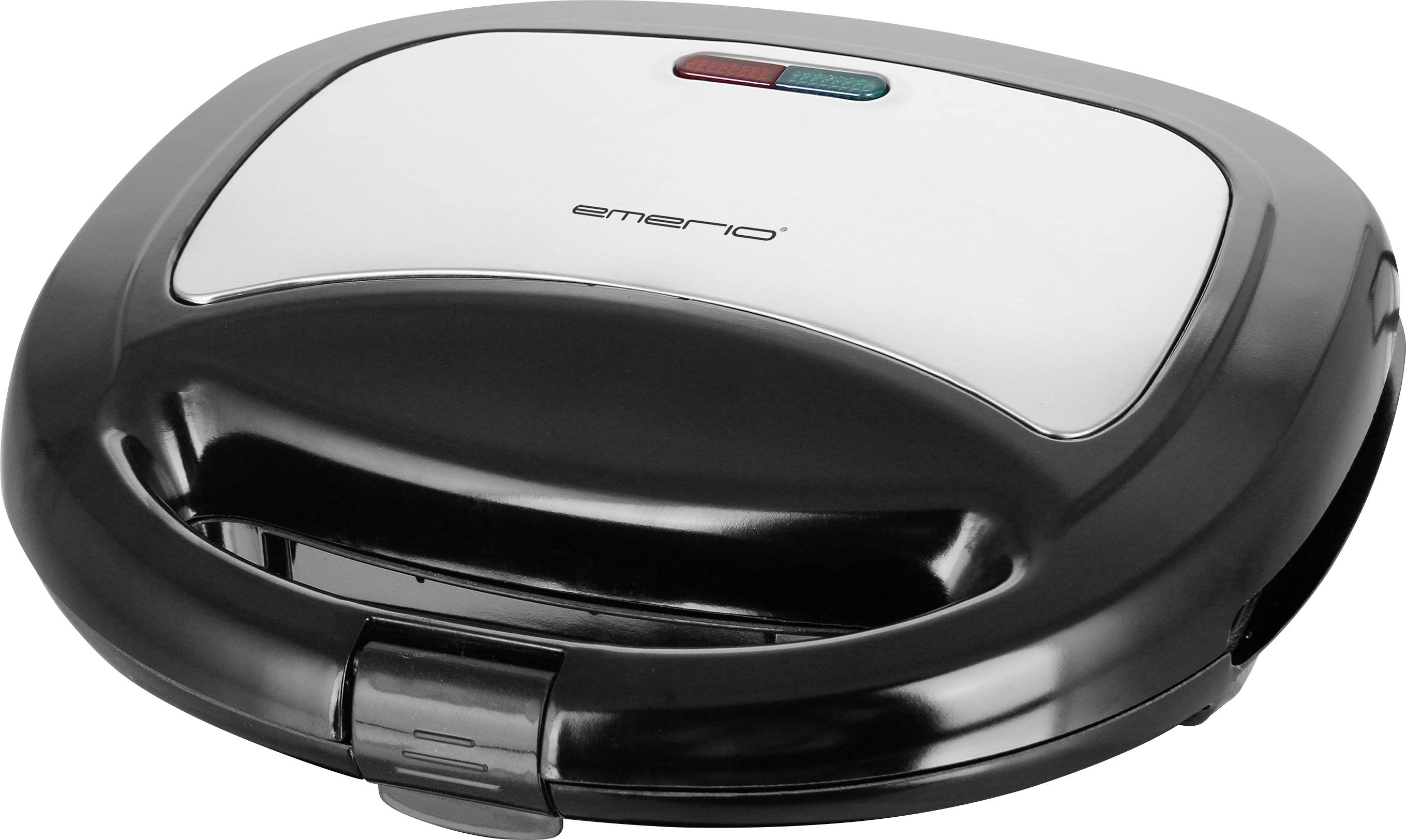 Image of EMERIO ST-120889 Sandwich toaster Non-stick coating, Indicator light, BPA-free, hinged Black