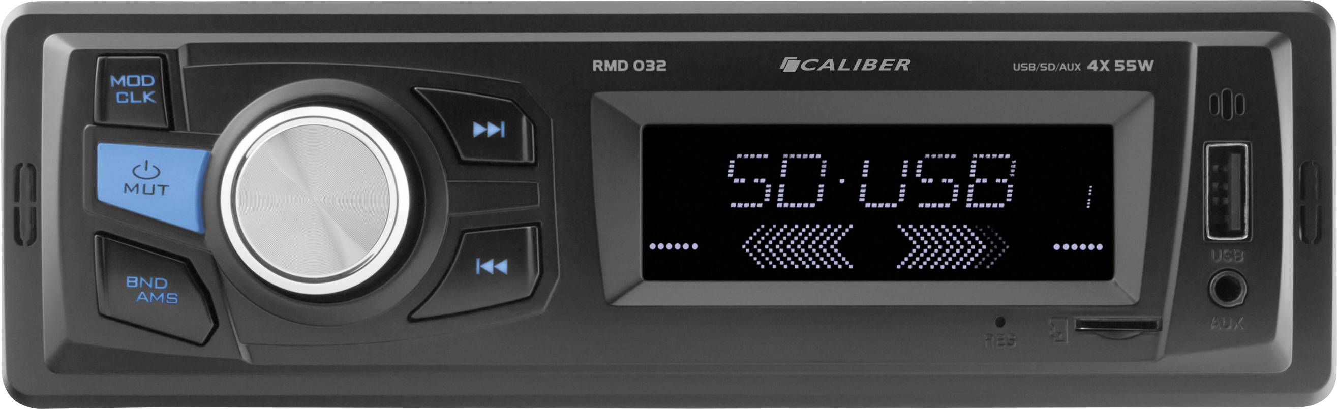 Autoradio mit Bluetooth und Flip Screen - 1 DIN - DAB+ und FM  (RMD579DAB-BT)