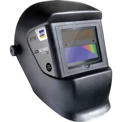 GYS LCD TECHNO 11 TRUE COLOR 064997 Welder's hard hat EN 166, EN 175, EN 379 Black