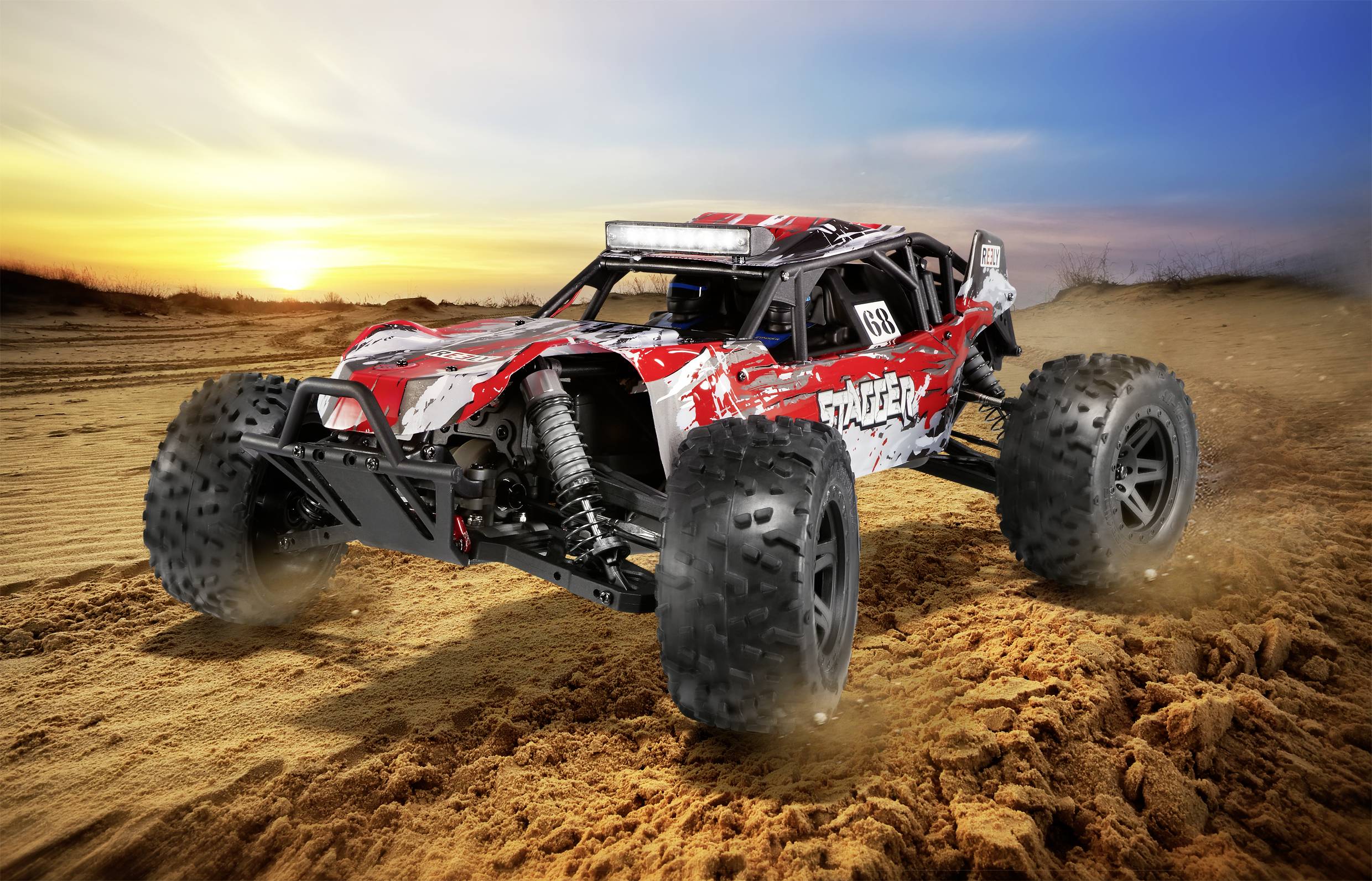 Reely Stagger 1:10 RC model car Electric Buggy 4WD Kit-4