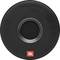 'Black round speaker with JBL logo in the centre. Suitable for audio applications and offers good sound quality.'
