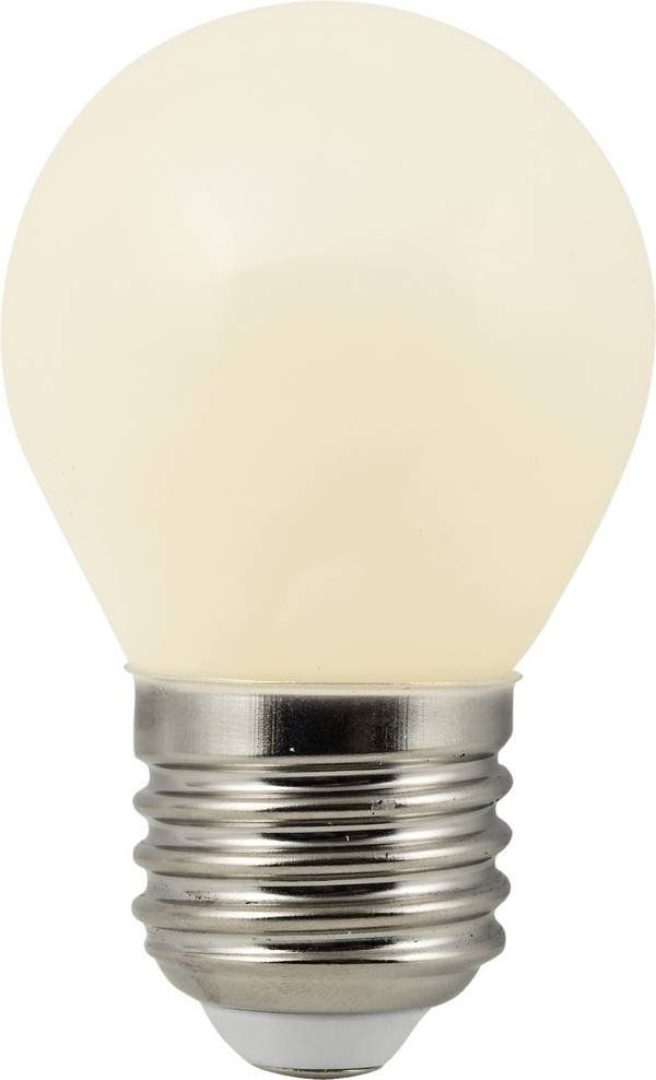 Heitronic 15026 LED (monochrome) EEC E (A - G) E-27 Teardrop shape 4 W = 35 W Warm white (Ø x H) 45 mm x 74 mm not dimmable 1 pc(s)