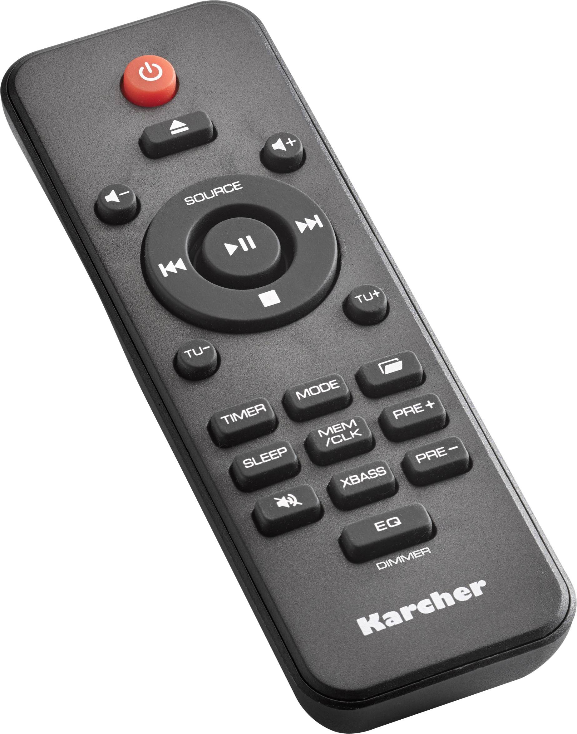 Karcher;MC 6518;Audio system;Bluetooth, CD, USB, 2 x 3 W;Black-1