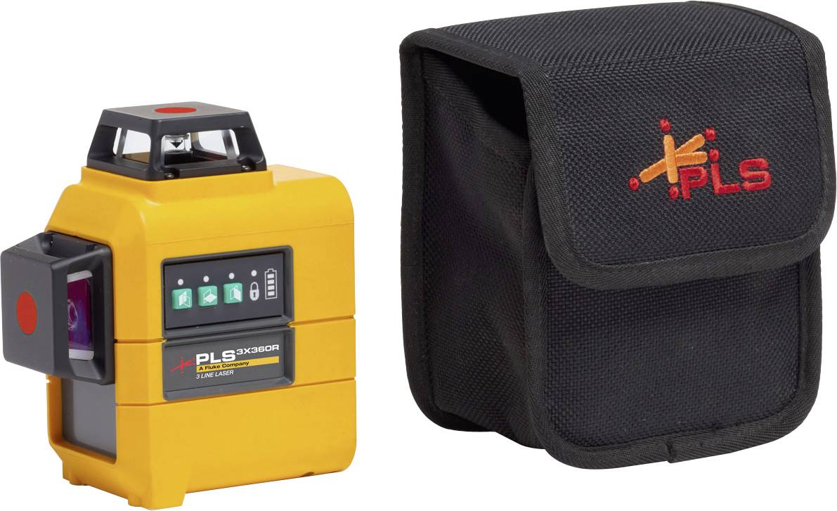 Fluke PLS 3X360R Z TOOL Multi-line laser Range (max.): 50 m Calibrated to: Manufacturer's standards (no certificate)-4