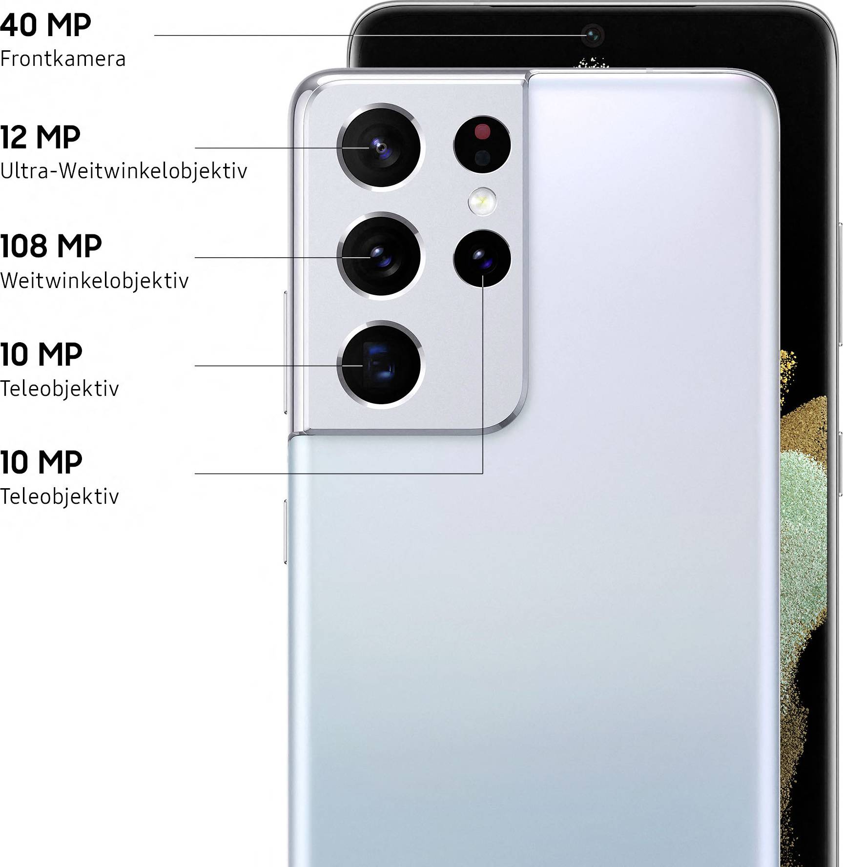 Samsung Galaxy S21 Ultra 128 GB Silver 17.3 cm (6.8 inch) Smartphone-13