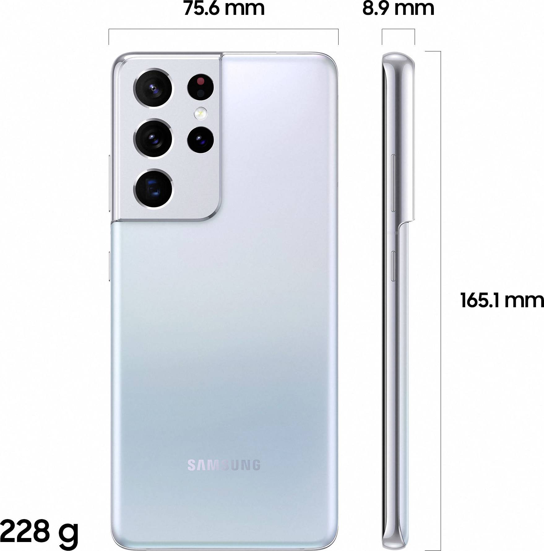 Samsung Galaxy S21 Ultra 128 GB Silver 17.3 cm (6.8 inch) Smartphone-14