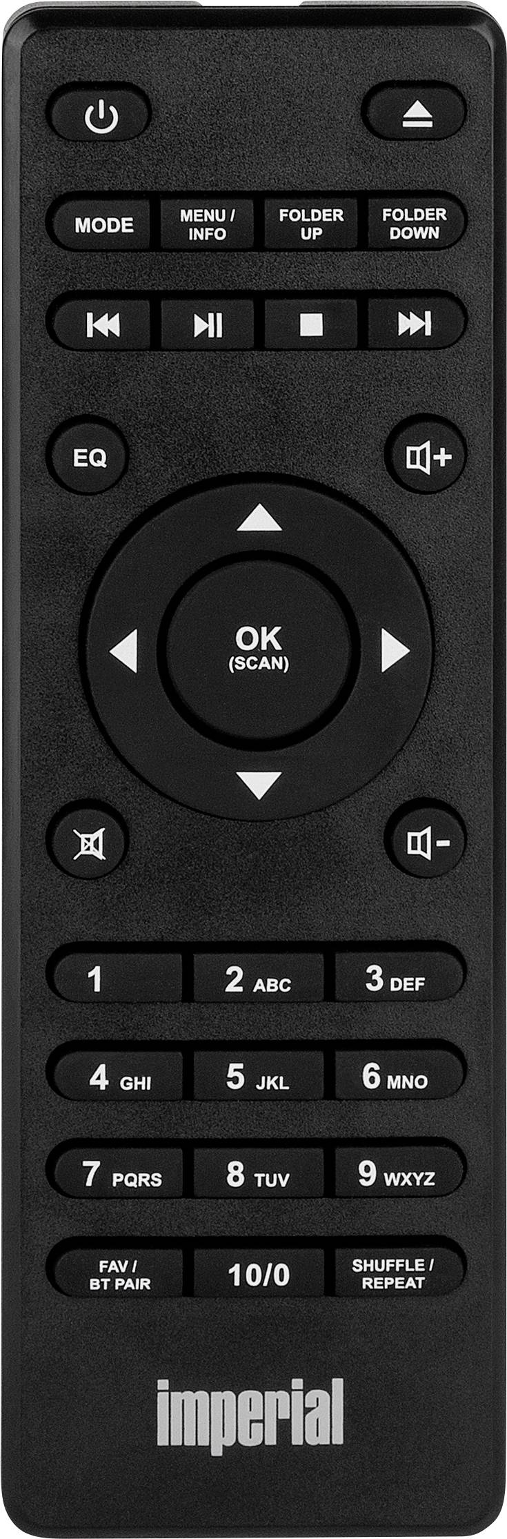 Imperial DABMAN i550CD Network stereo receiver 2x42 W Black Bluetooth®, DAB+, Internet radio , USB, Wi-Fi-5