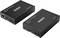 Two black devices with the inscription 'SpeaKa Professional HDMI 2.0 4K2K Extender with IR', one labelled 'Receiver', the other labelled 'Sender'.