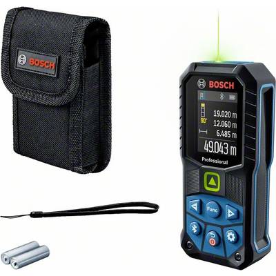 Bosch Professional GLM 50-27 CG Laser range finder   Bluetooth, Data logger app, 1/4" (6.3 mm) tripod adapter  Reading r