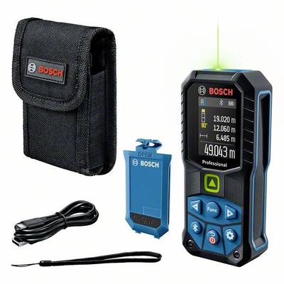Bosch Professional GLM 50-27 CG Laser range finder   1/4" (6.3 mm) tripod adapter , Bluetooth, Data logger app Reading r