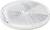 Round, transparent reflector with a square pattern that reflects light. Suitable for security or decorative purposes.