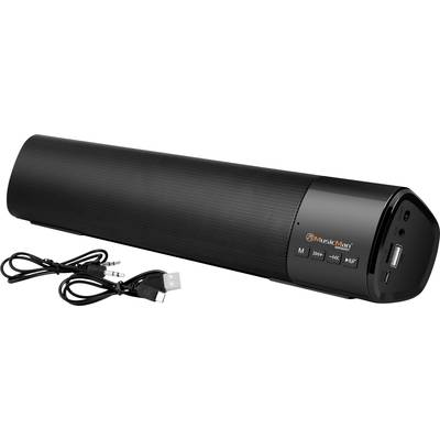Music Man BT-X54 Soundbar, Portable speaker Black Bluetooth, USB