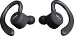 Lenco EPB-460BK Sports In-ear headset Bluetooth® (1075101) Black Headset, Ear clip, Sweat-resistant