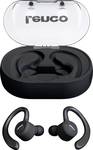 Lenco EPB-460BK Sports In-ear headset Bluetooth® (1075101) Black Headset, Ear clip, Sweat-resistant