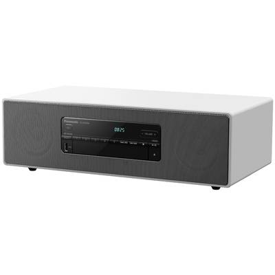 Panasonic SC-DM504EG-W Audio system DAB+, CD, FM, Bluetooth, USB, AUX,  2 x 20 W White