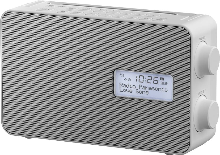 Image of Panasonic RF-D30BTEG-W Kitchen radio DAB+, FM Bluetooth, AUX Alarm clock, splashproof White