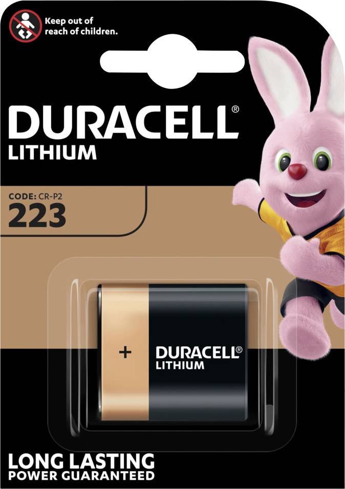 Duracell 2CRP2 Camera battery CR-P2 Lithium 1400 mAh 6 V 1 pc(s)