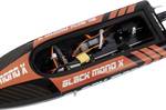 Speed boat, 2.4 GHz, Black Mono X V2, BL Deep Vee boat, 420 mm, RTR
