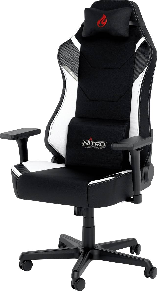 Nitro Concepts X1000 Gaming Chair Black White Conrad Com