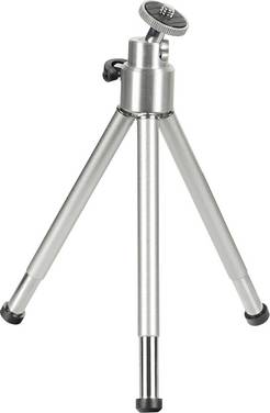 Hama  Mini 1/4" Working height=14 - 21 cm Silver Ball head