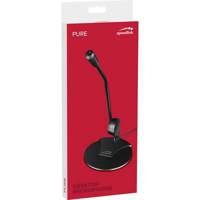 Stand PC microphone SpeedLink SL-8702-BK Transfer type (details):Corded-0