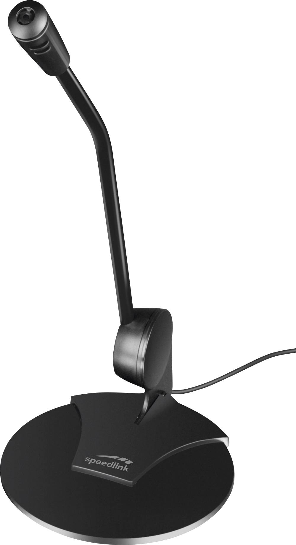 SpeedLink SL-8702-BK Stand PC microphone Transfer type (details):Corded Audio 2.0 (3.5 mm jack) Corded Black-1