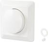 Sygonix SY-4697886 Rotary dimmer, Universal dimmer Suitable for light bulbs: Halogen lamp, LED bulb, Light bulb