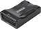 Black SCART adapter with the inscription 'SPEAKA PROFESSIONAL', marked with 'INPUT' and 'OUTPUT'.