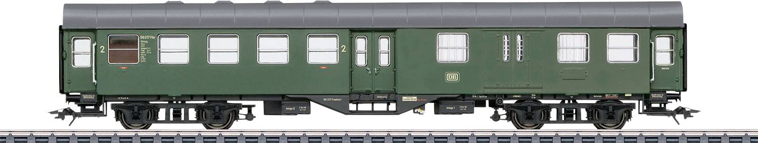 Image of Maerklin 041330 Passenger/baggage car BD4yge 2nd class of DB 2nd class persons / luggage car