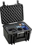 B&W Outdoor Case Hard Case Type 2000, Inlay: GoPro Hero 9 and accessories (Hardcase Case IP67, waterproof, inner dimensions 25x17.5x15.5cm, black)