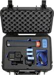 B&W Outdoor Case Hard Case Type 2000, Inlay: GoPro Hero 9 and accessories (Hardcase Case IP67, waterproof, inner dimensions 25x17.5x15.5cm, black)